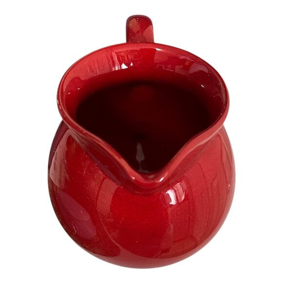 Waechtersbach Germany Red Creamer Pitcher – Dishwasher Safe, 2011 - Picture 4 of 6